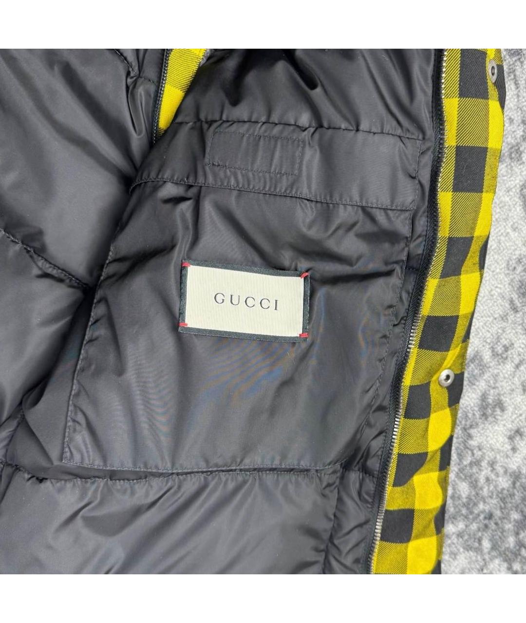GUCCI Желтый пуховик, фото 7