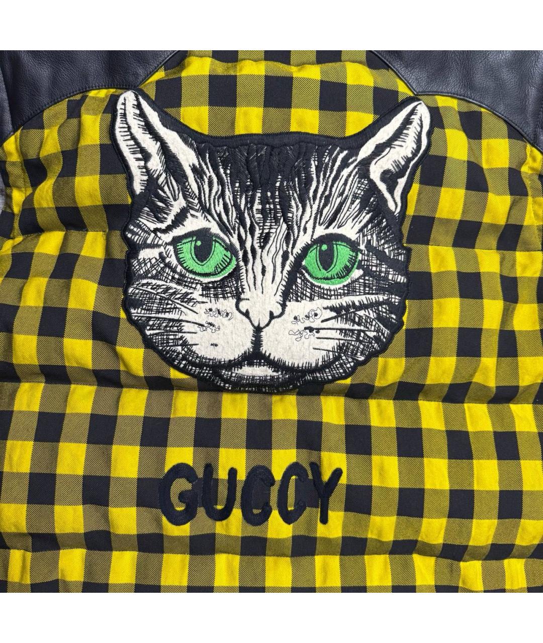 GUCCI Желтый пуховик, фото 5