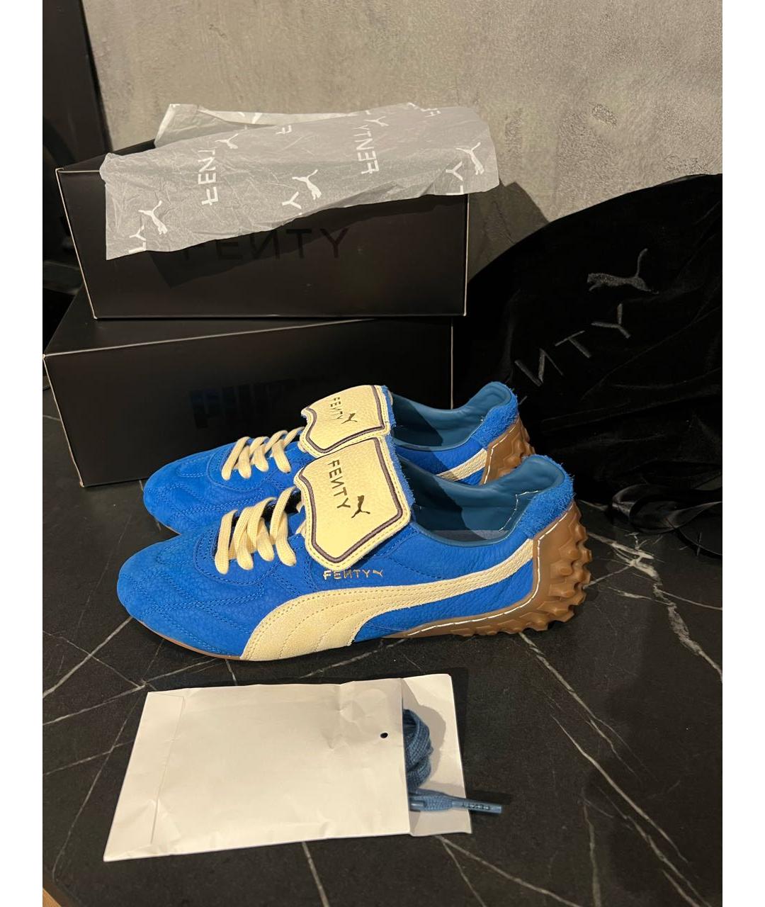 FENTY X PUMA Синие замшевые кроссовки, фото 5