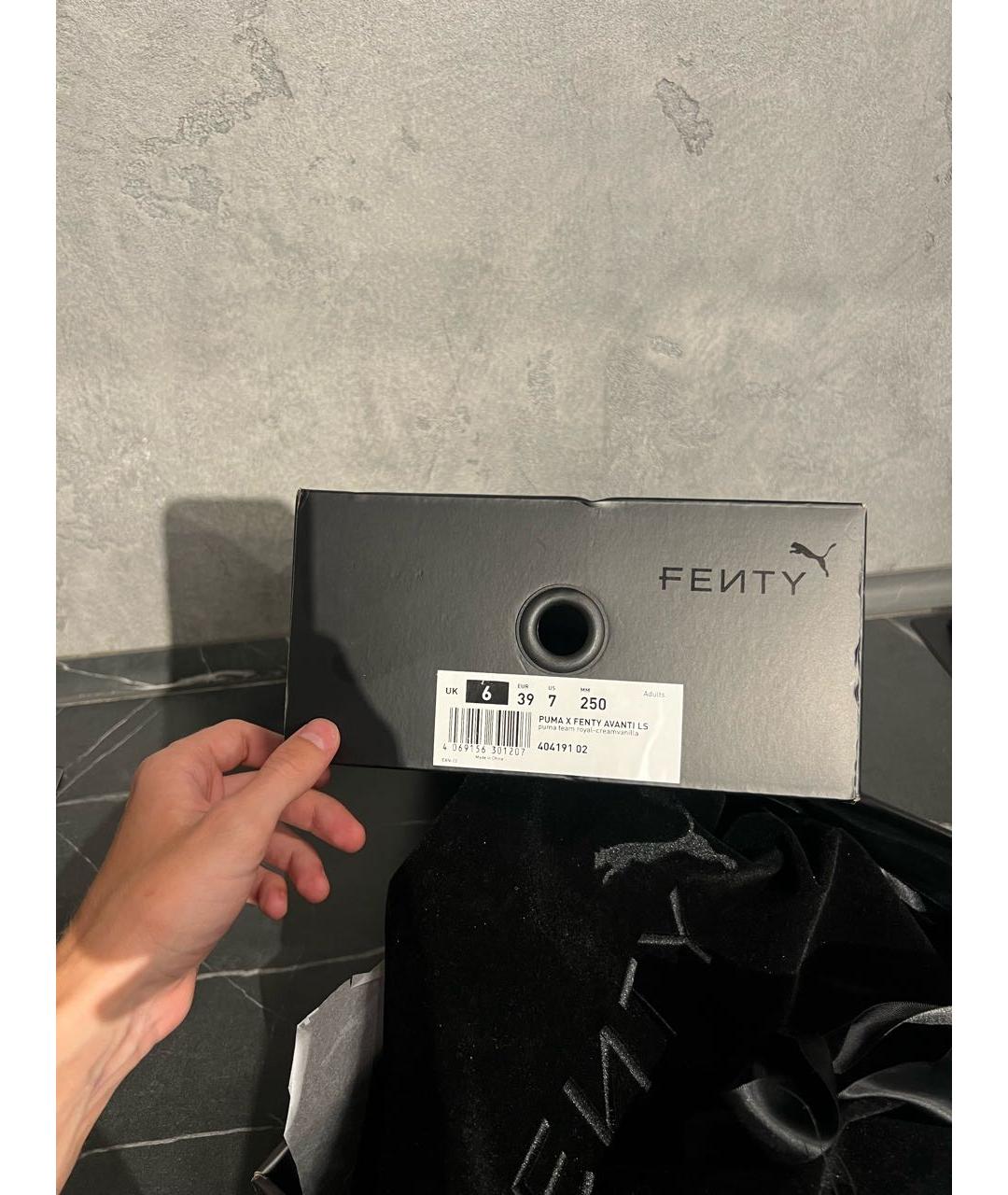 FENTY X PUMA Синие замшевые кроссовки, фото 8