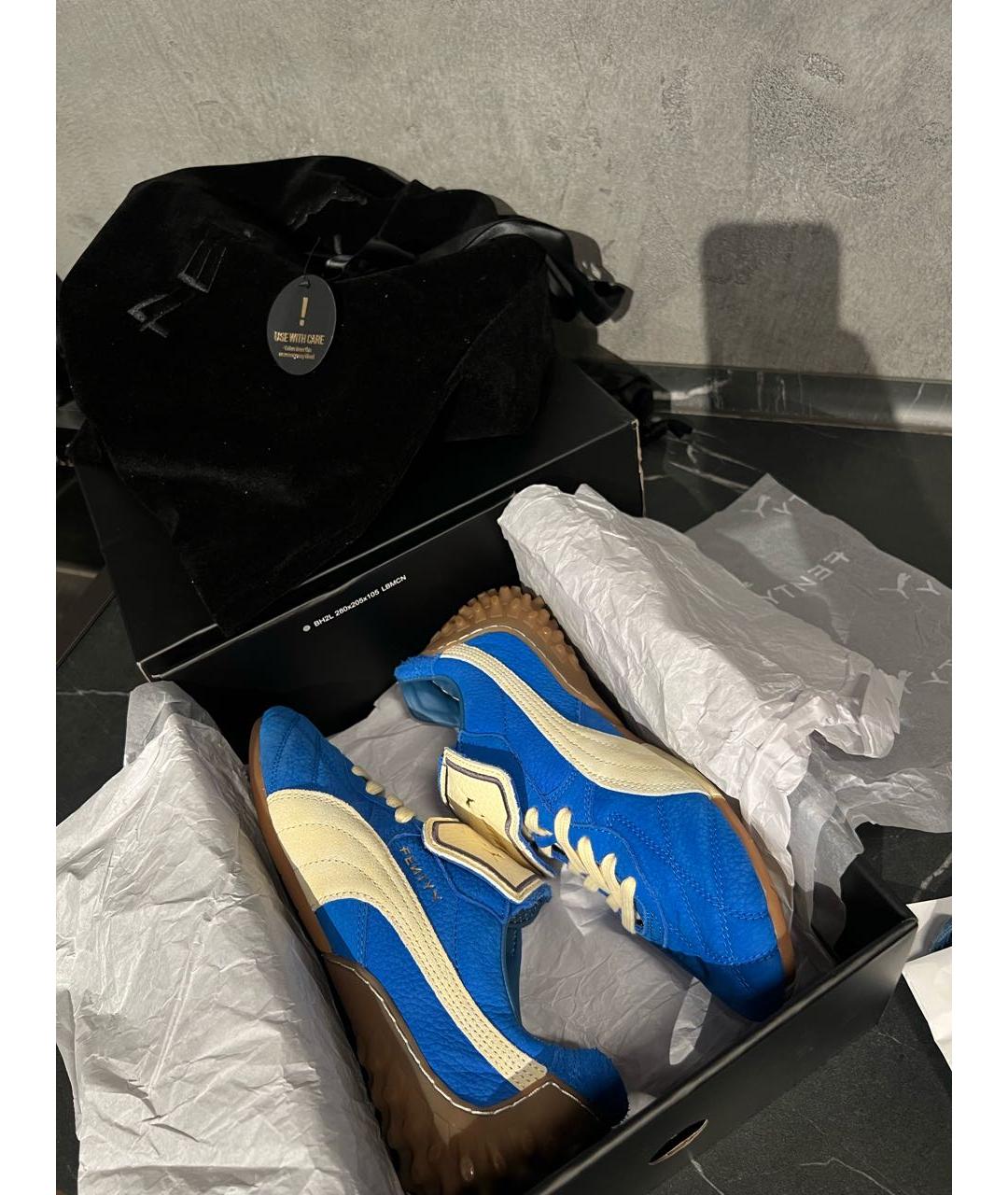 FENTY X PUMA Синие замшевые кроссовки, фото 3