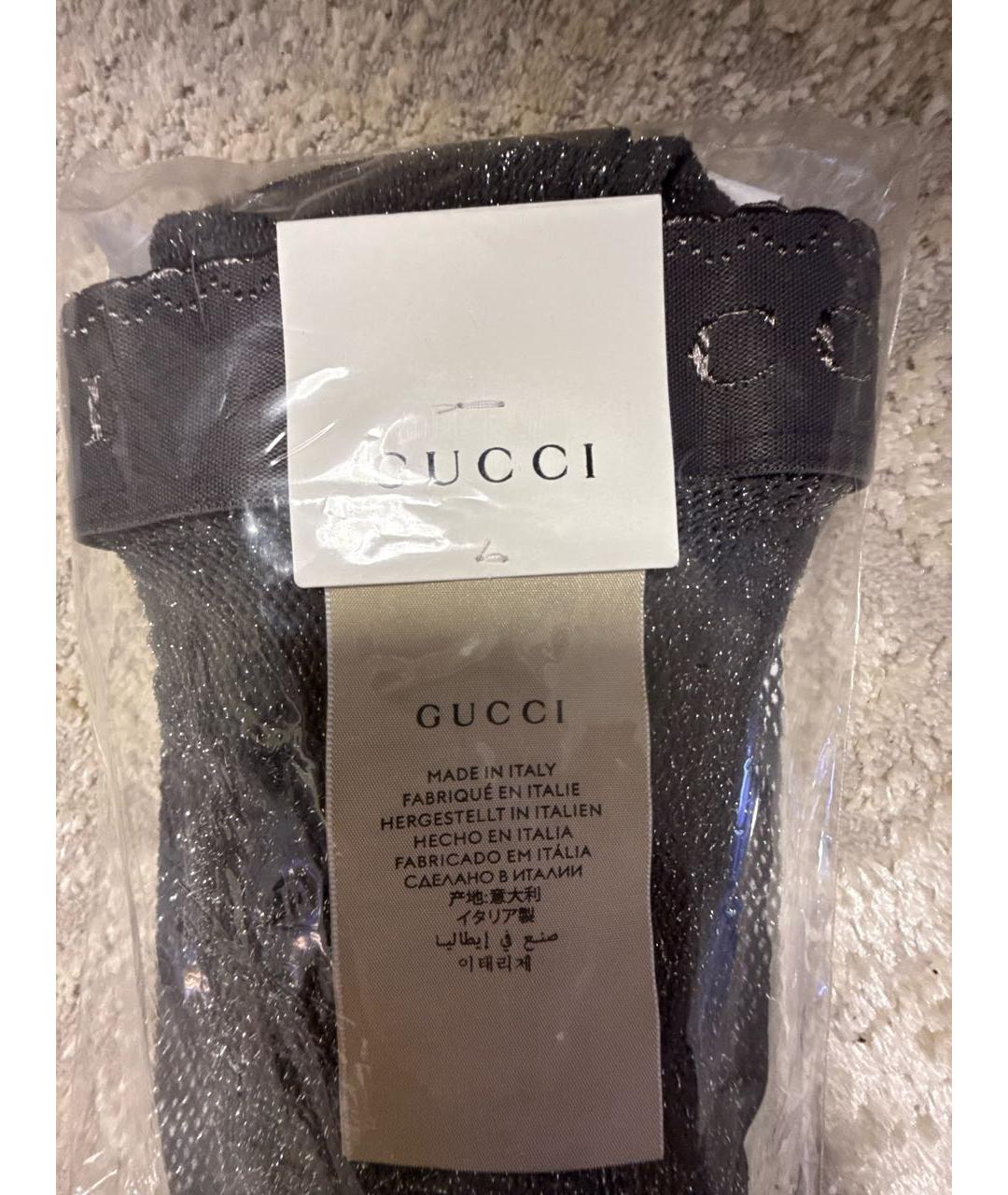 GUCCI Серебряные носки, чулки и колготы, фото 4