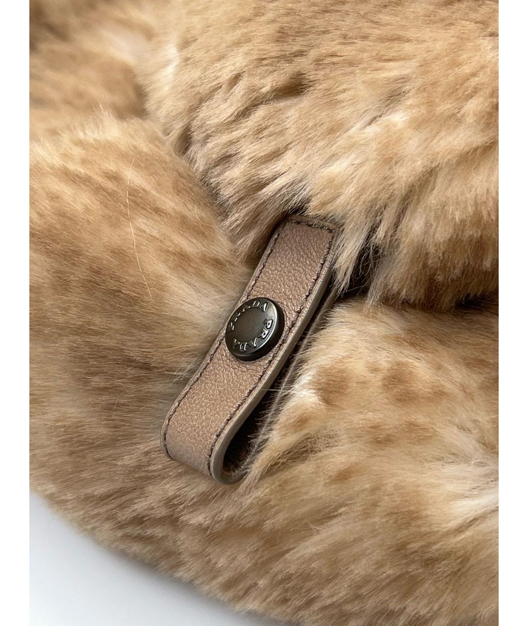 PRADA Бежевая шапка, фото 4