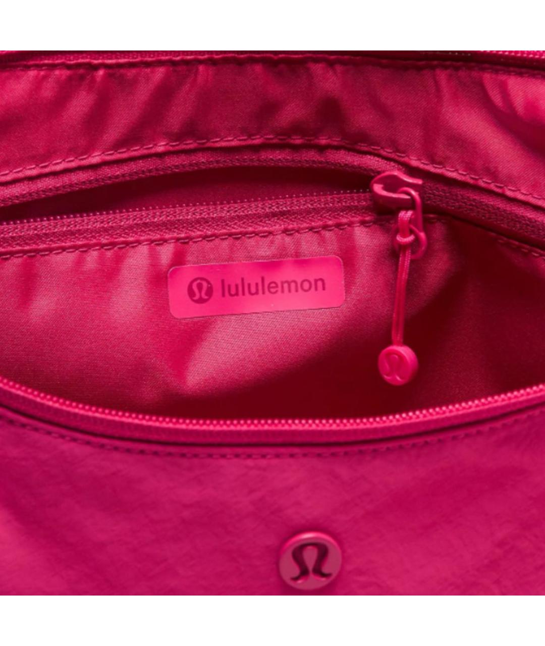 Lululemon Фуксия тканевая сумка через плечо, фото 4