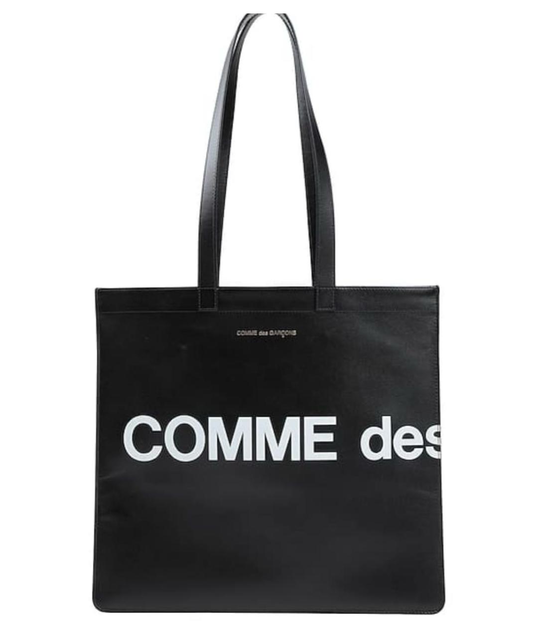 COMME DES GARÇONS Черная кожаная сумка на плечо, фото 1