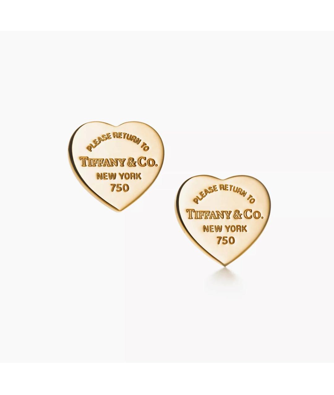 TIFFANY&CO Золотые серьги из желтого золота, фото 4
