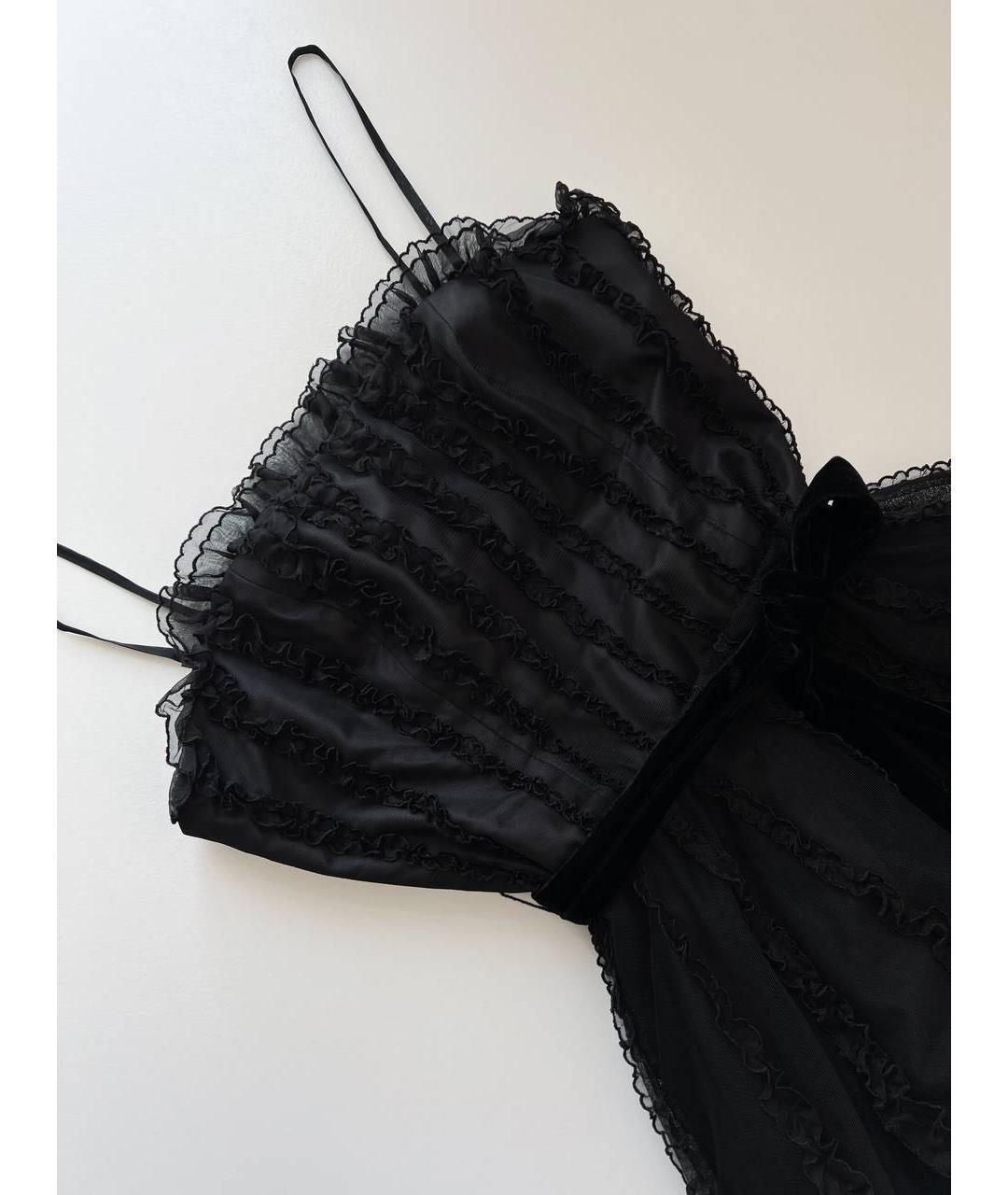 RED VALENTINO Черное вечернее платье, фото 3