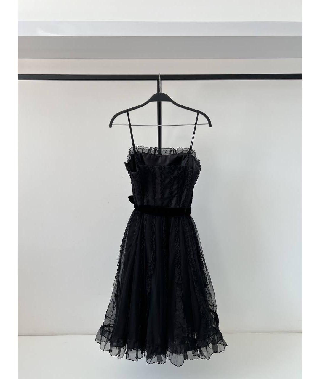 RED VALENTINO Черное вечернее платье, фото 8