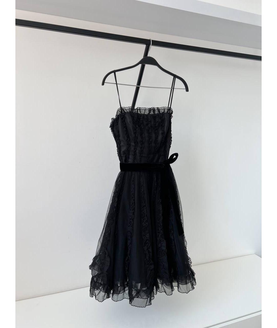 RED VALENTINO Черное вечернее платье, фото 2