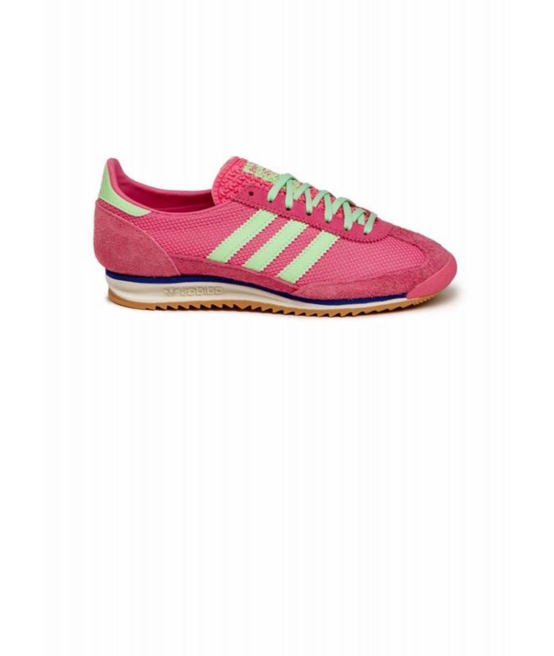 ADIDAS Розовые замшевые кроссовки, фото 6