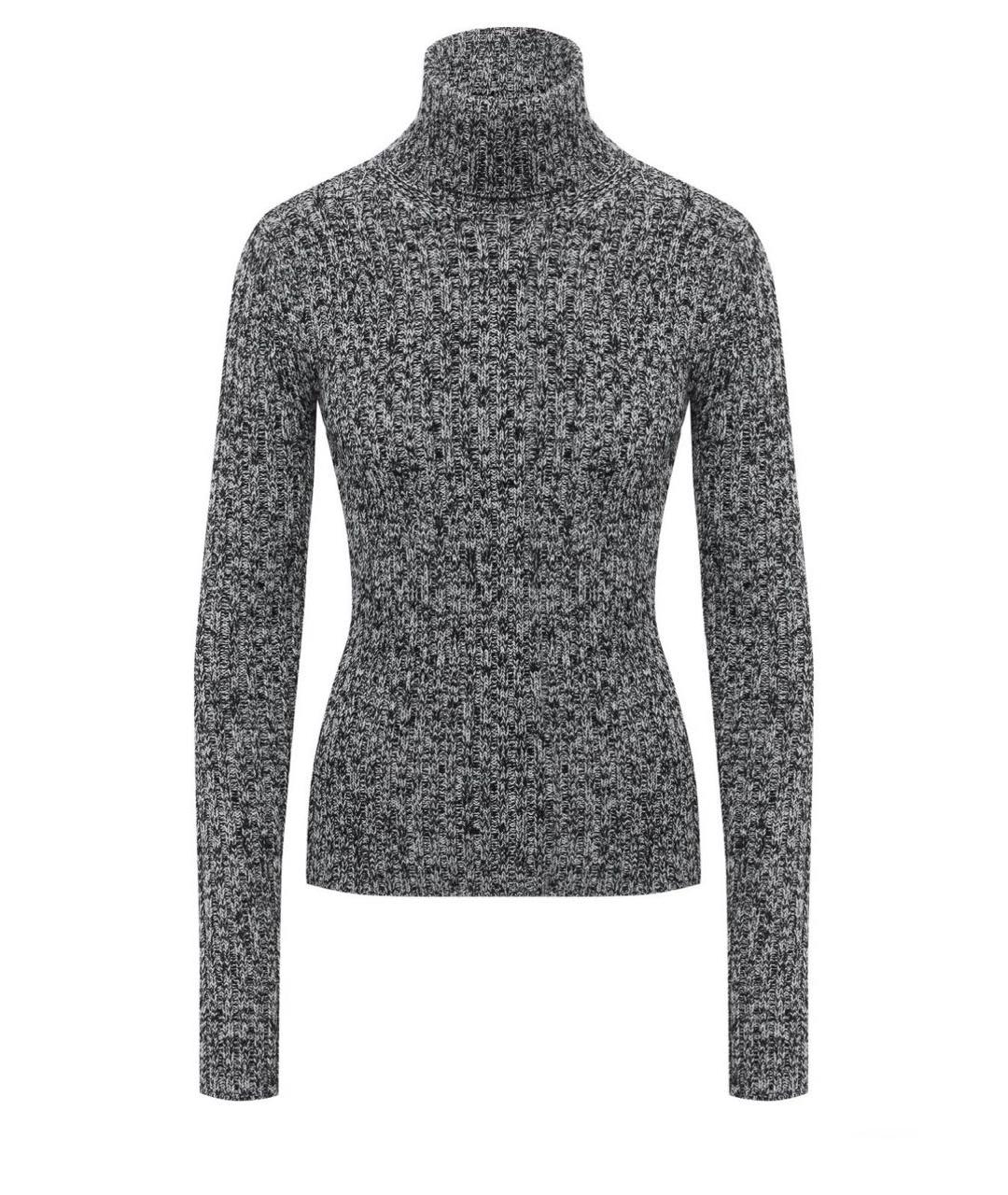 SAINT LAURENT Черный шерстяной джемпер / свитер, фото 9