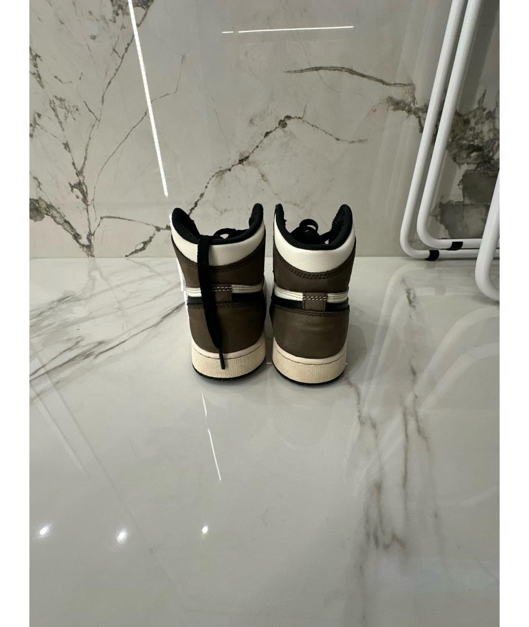 NIKE Мульти кожаные кеды, фото 4