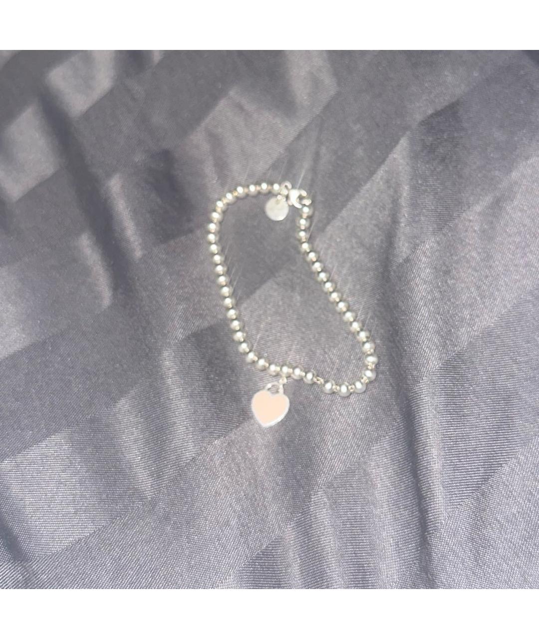 TIFFANY&CO Серебрянный серебряный браслет, фото 2