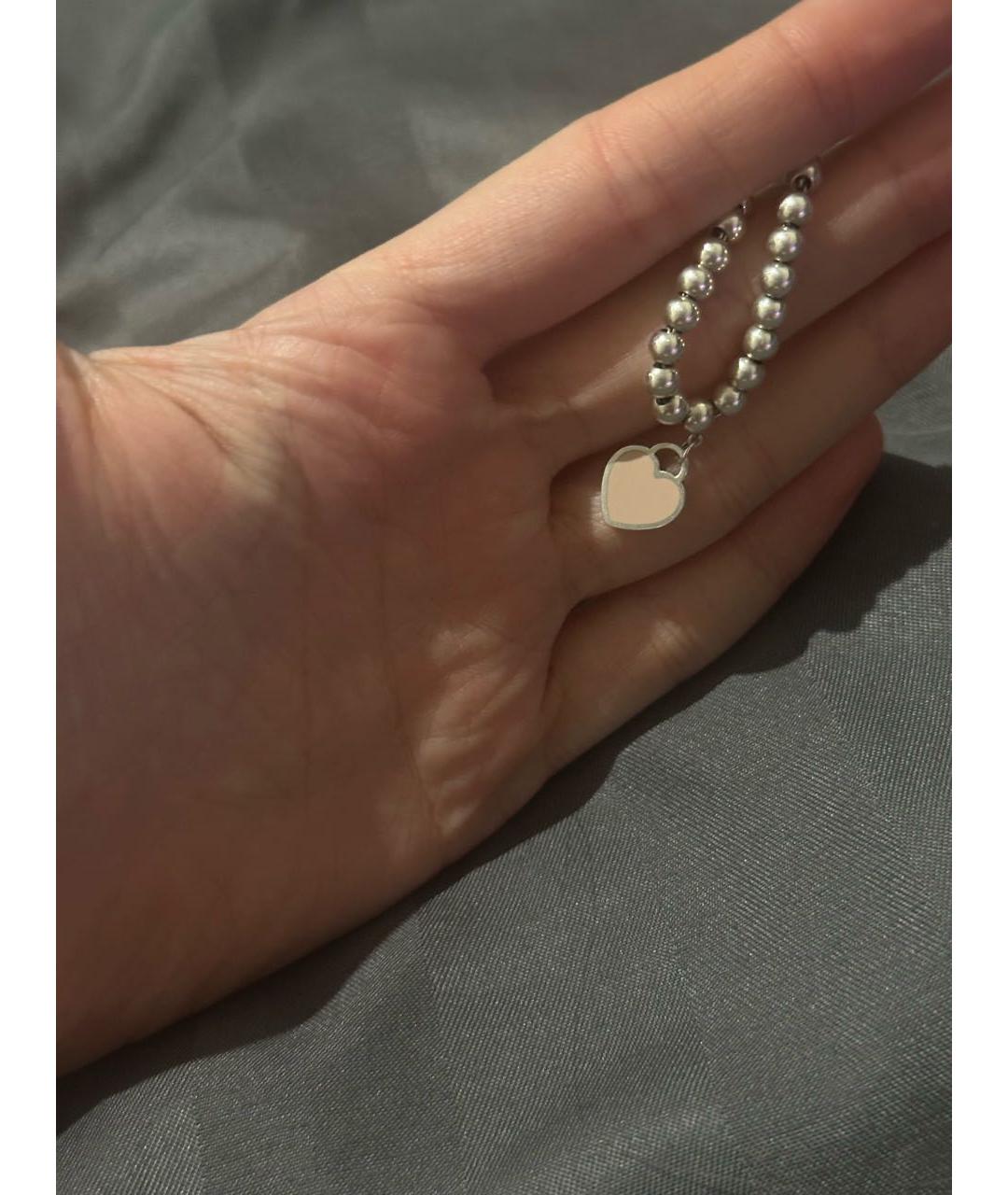 TIFFANY&CO Серебрянный серебряный браслет, фото 4