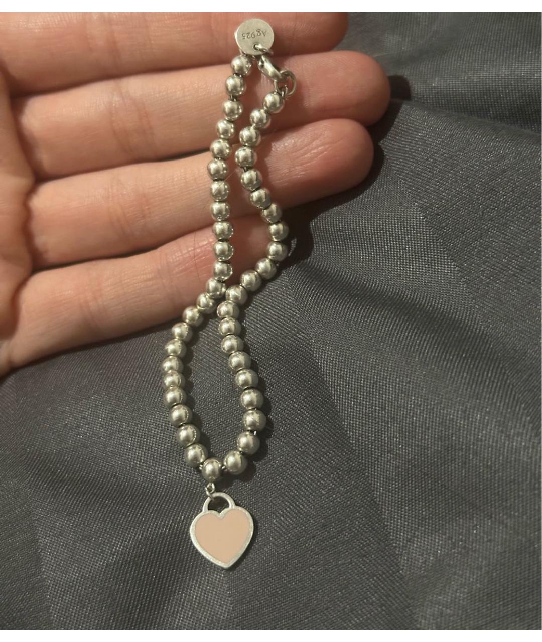 TIFFANY&CO Серебрянный серебряный браслет, фото 3