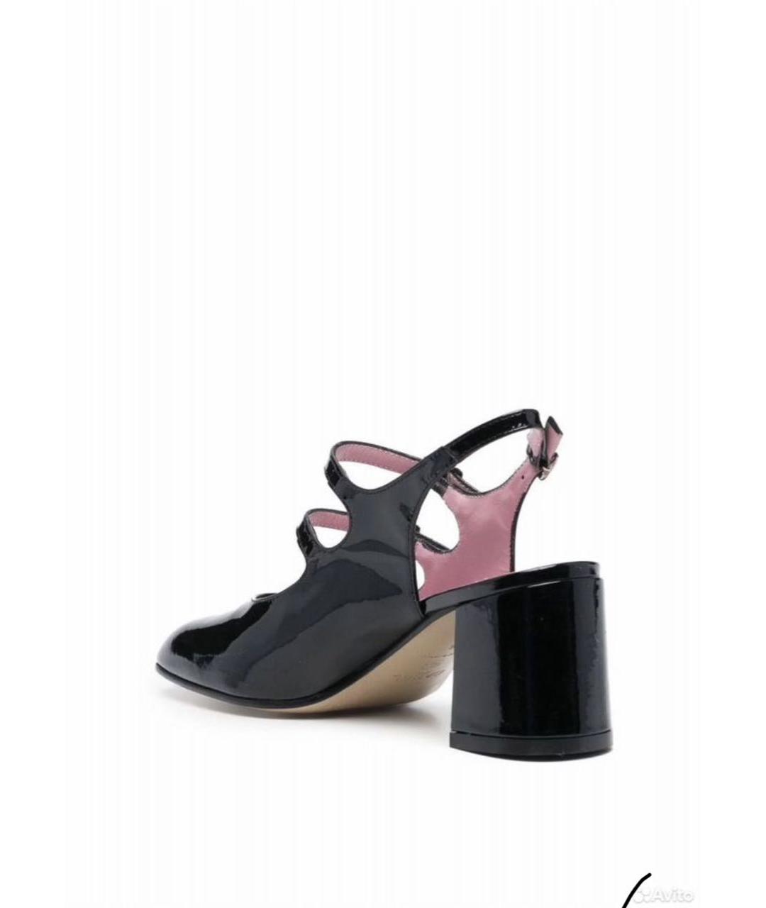 CAREL Черные туфли из лакированной кожи, фото 4