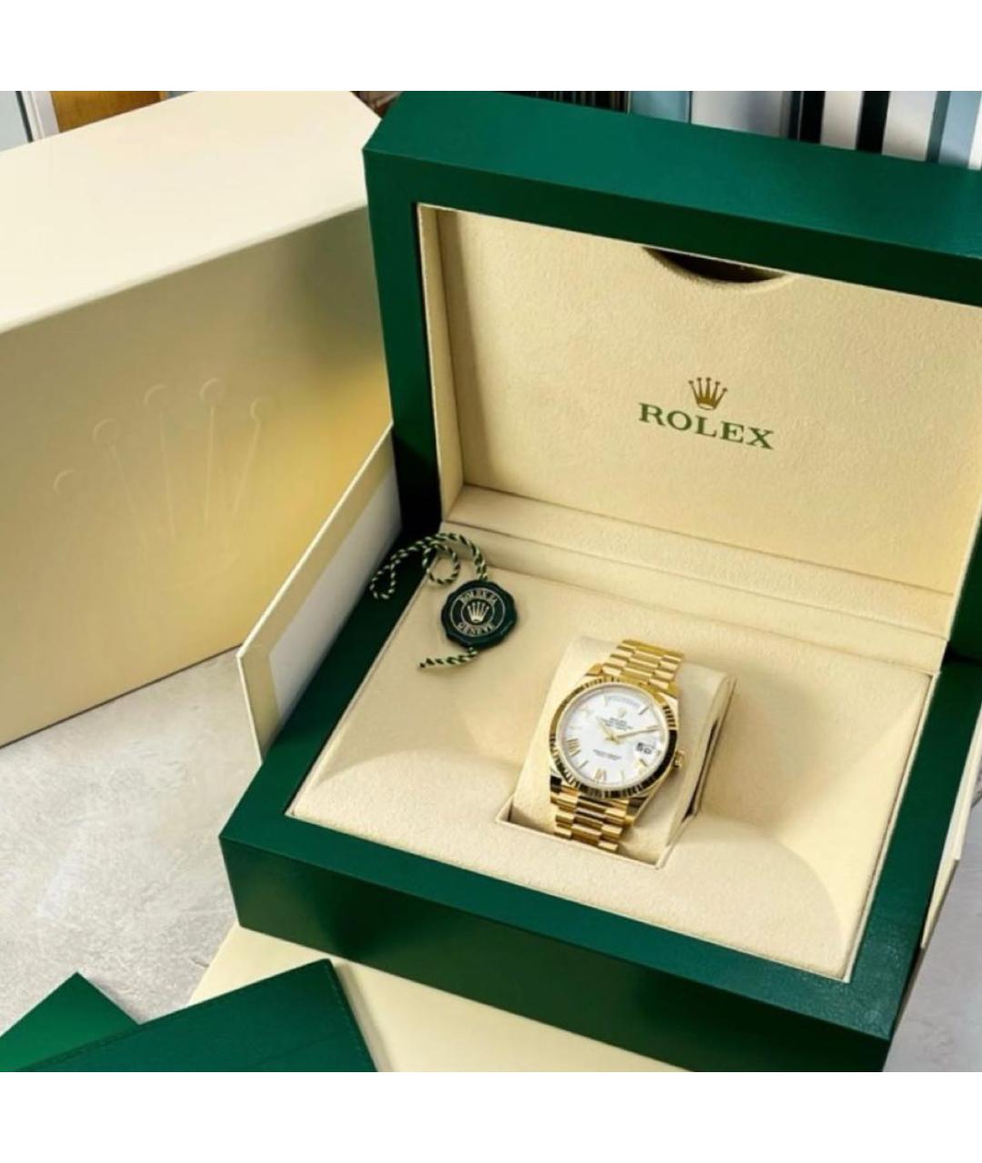 ROLEX Золотые часы из желтого золота, фото 4