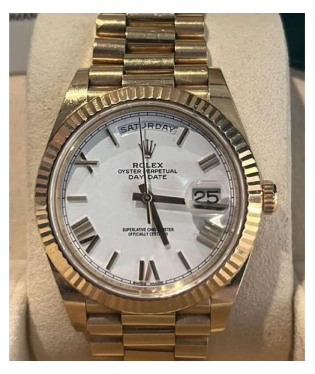 ROLEX Золотые часы из желтого золота, фото 6