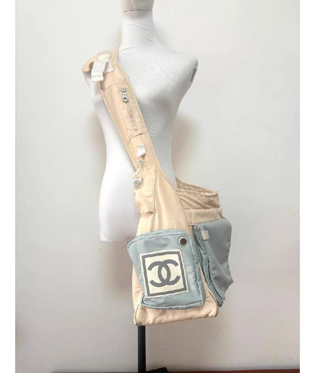 CHANEL Мульти хлопковая дорожная/спортивная сумка, фото 5