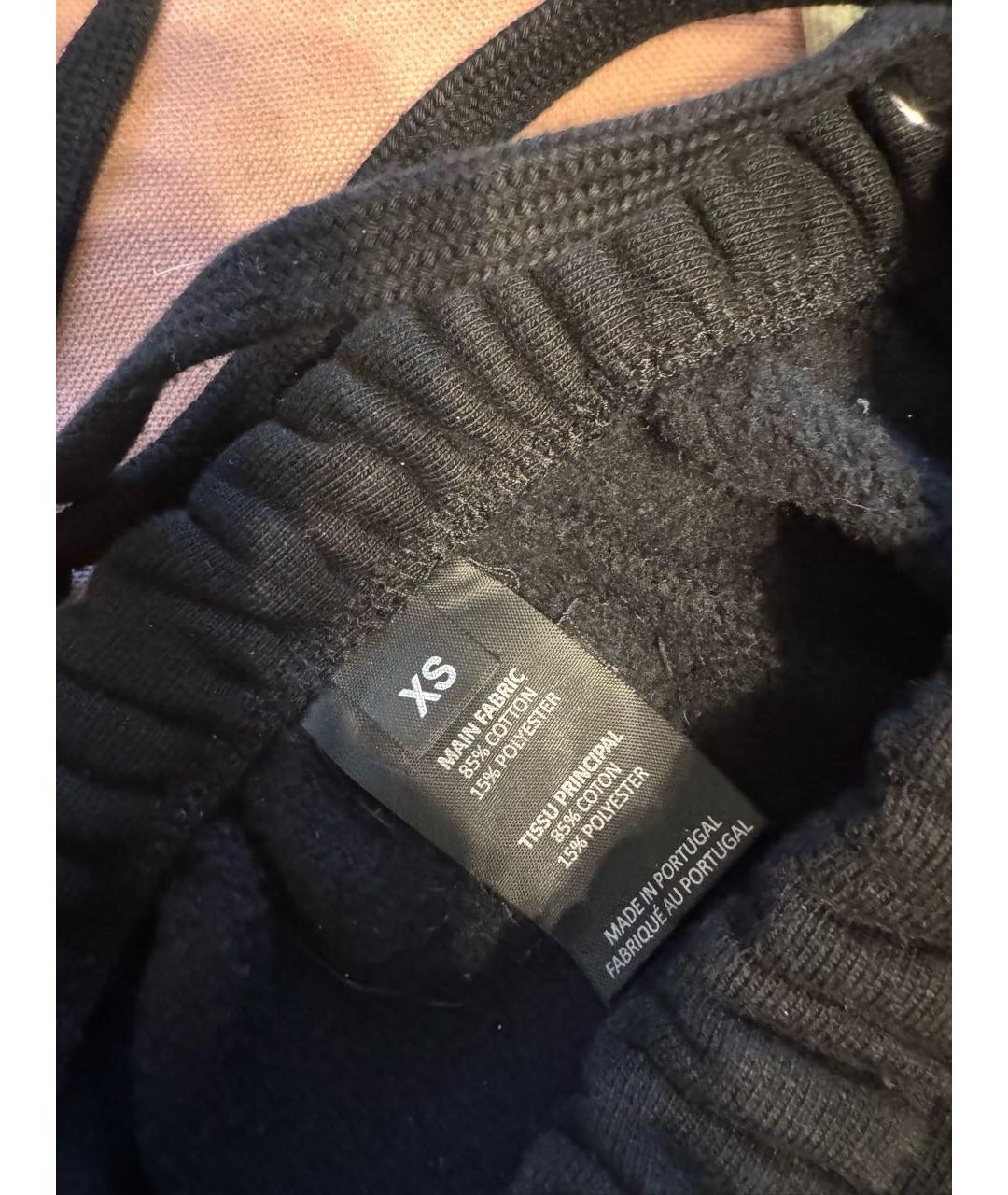 VETEMENTS Черные хлопковые спортивные брюки и шорты, фото 3