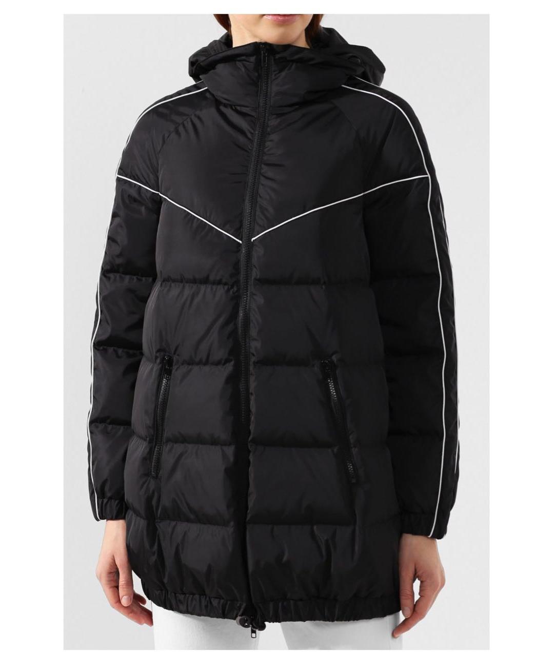 VALENTINO Черный полиэстеровый пуховик, фото 3