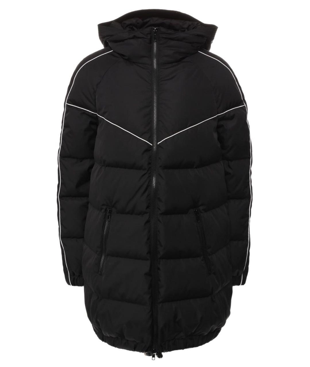 VALENTINO Черный полиэстеровый пуховик, фото 9
