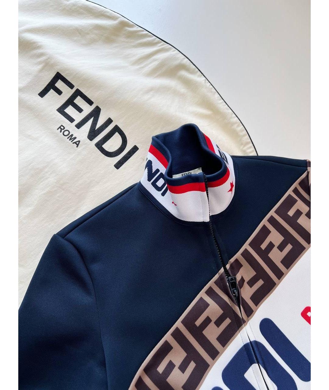 FENDI Темно-синий комбинезон, фото 3