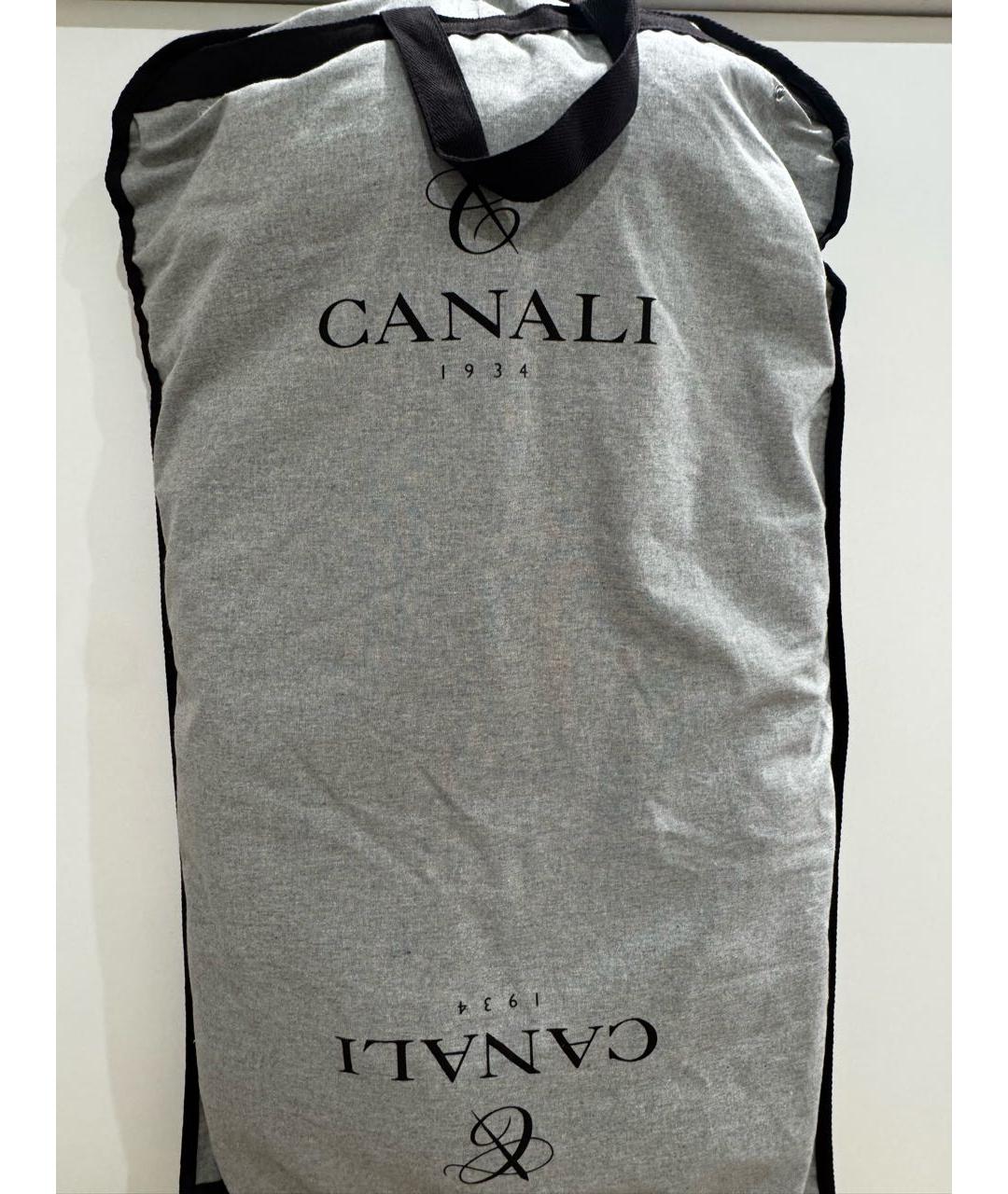 CANALI Серая шерстяная куртка, фото 8