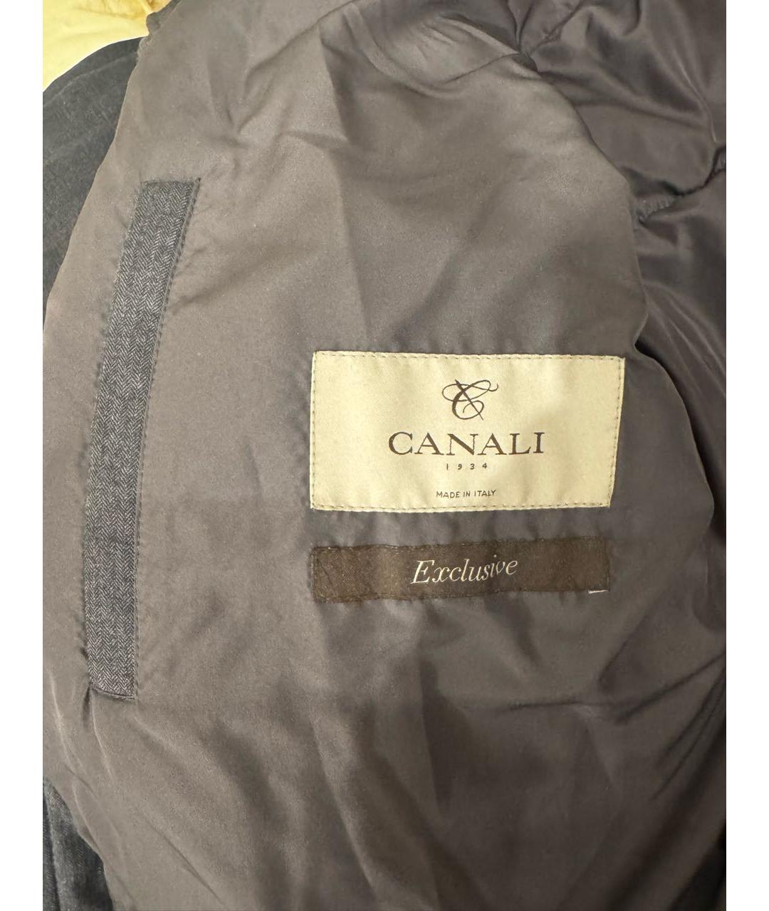 CANALI Серая шерстяная куртка, фото 3