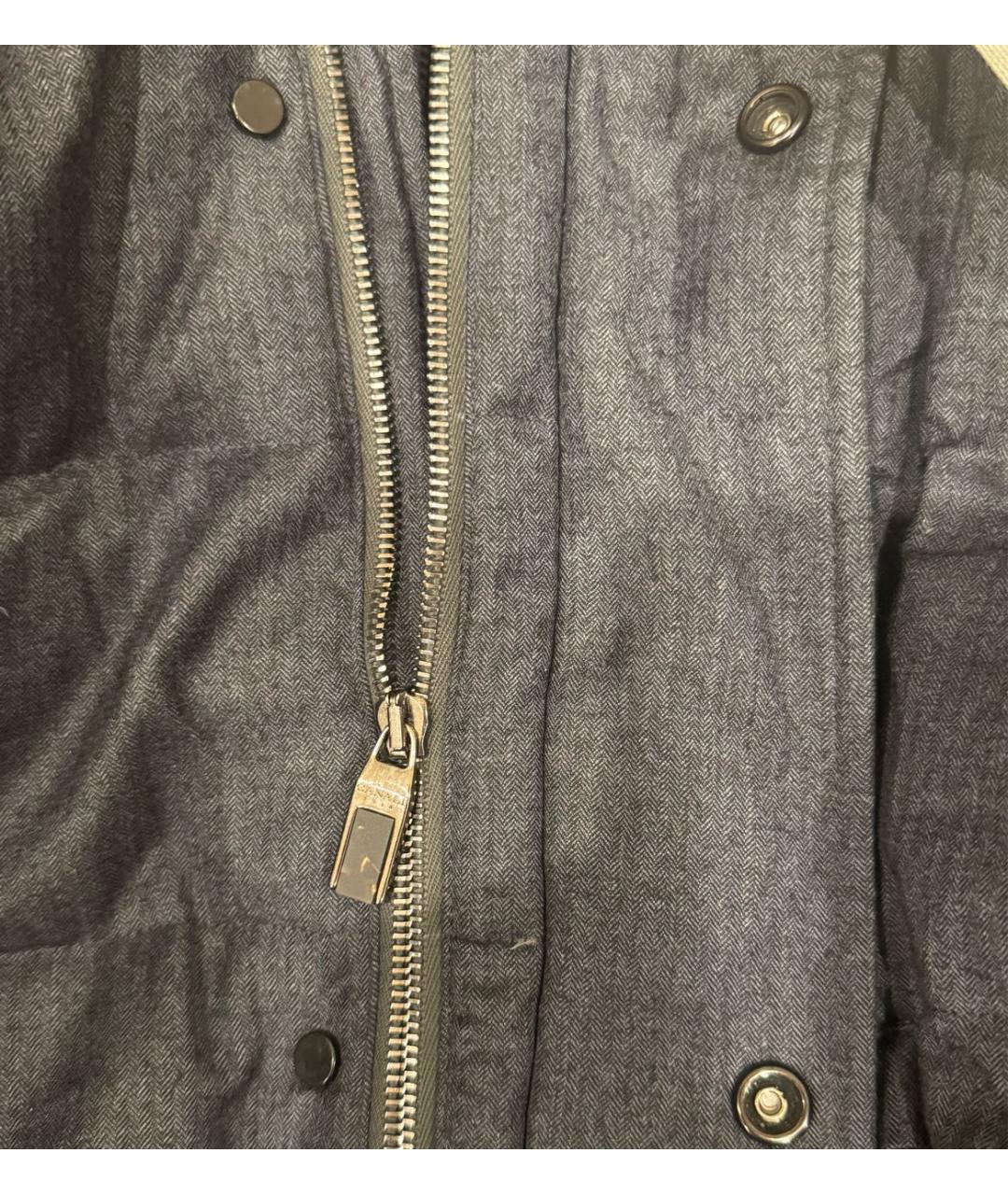 CANALI Серая шерстяная куртка, фото 4