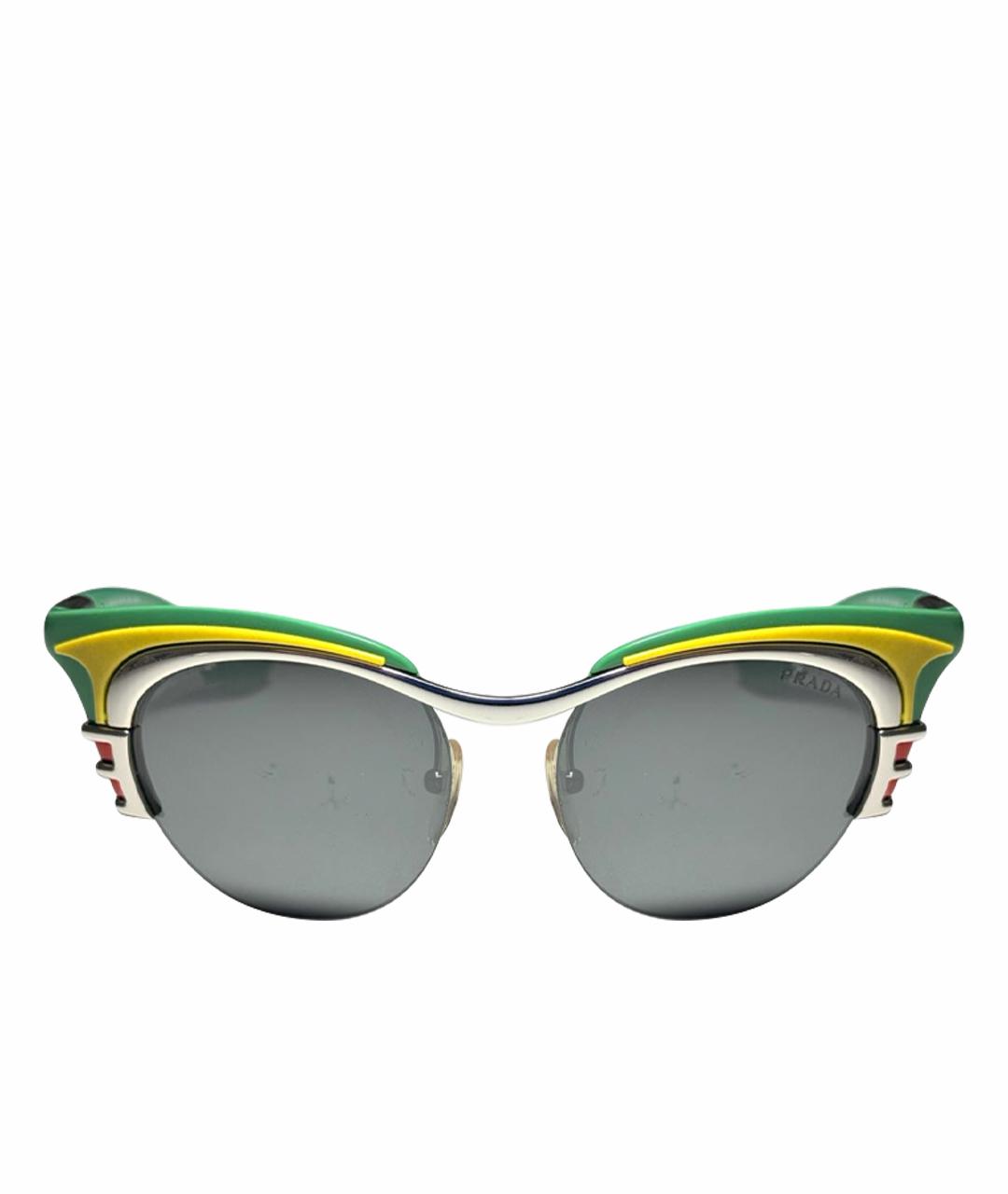 PRADA Мульти пластиковые солнцезащитные очки, фото 1
