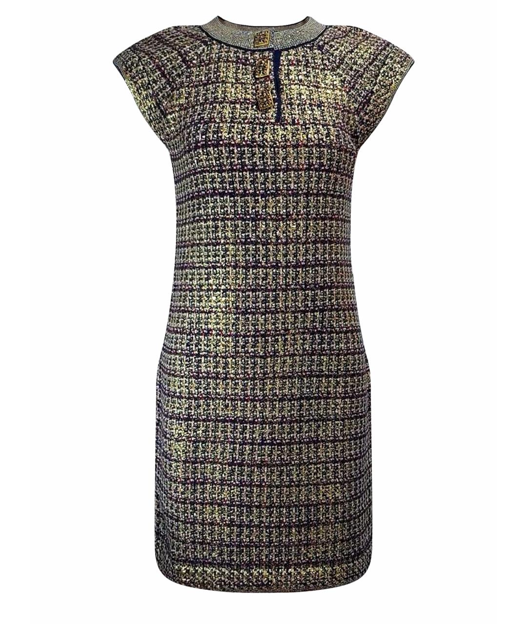 CHANEL Коричневое кашемировое платье, фото 1