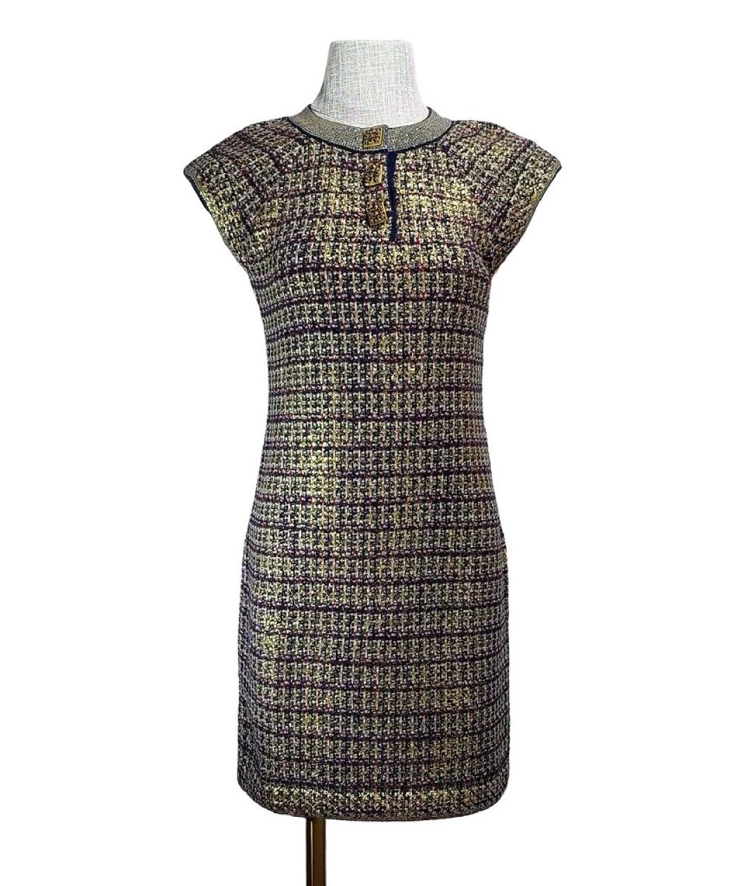 CHANEL Коричневое кашемировое платье, фото 9