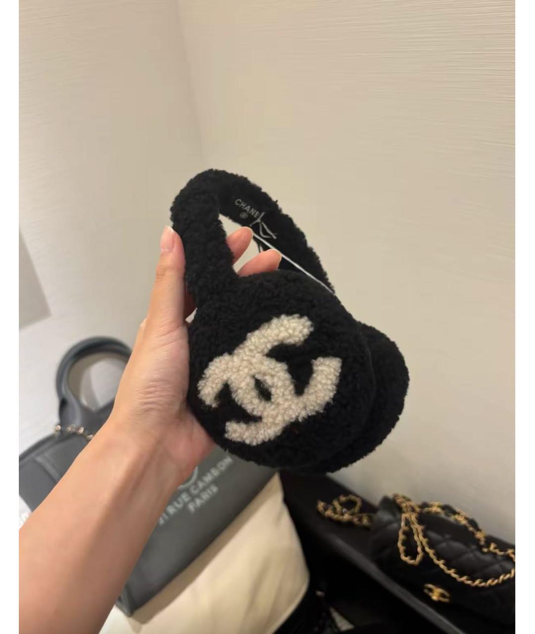 CHANEL Черные наушники, фото 2