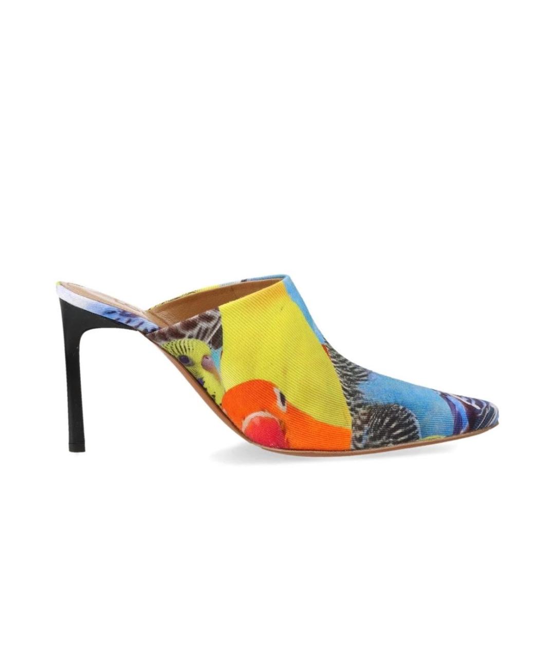LOEWE Мульти текстильные мюли, фото 8