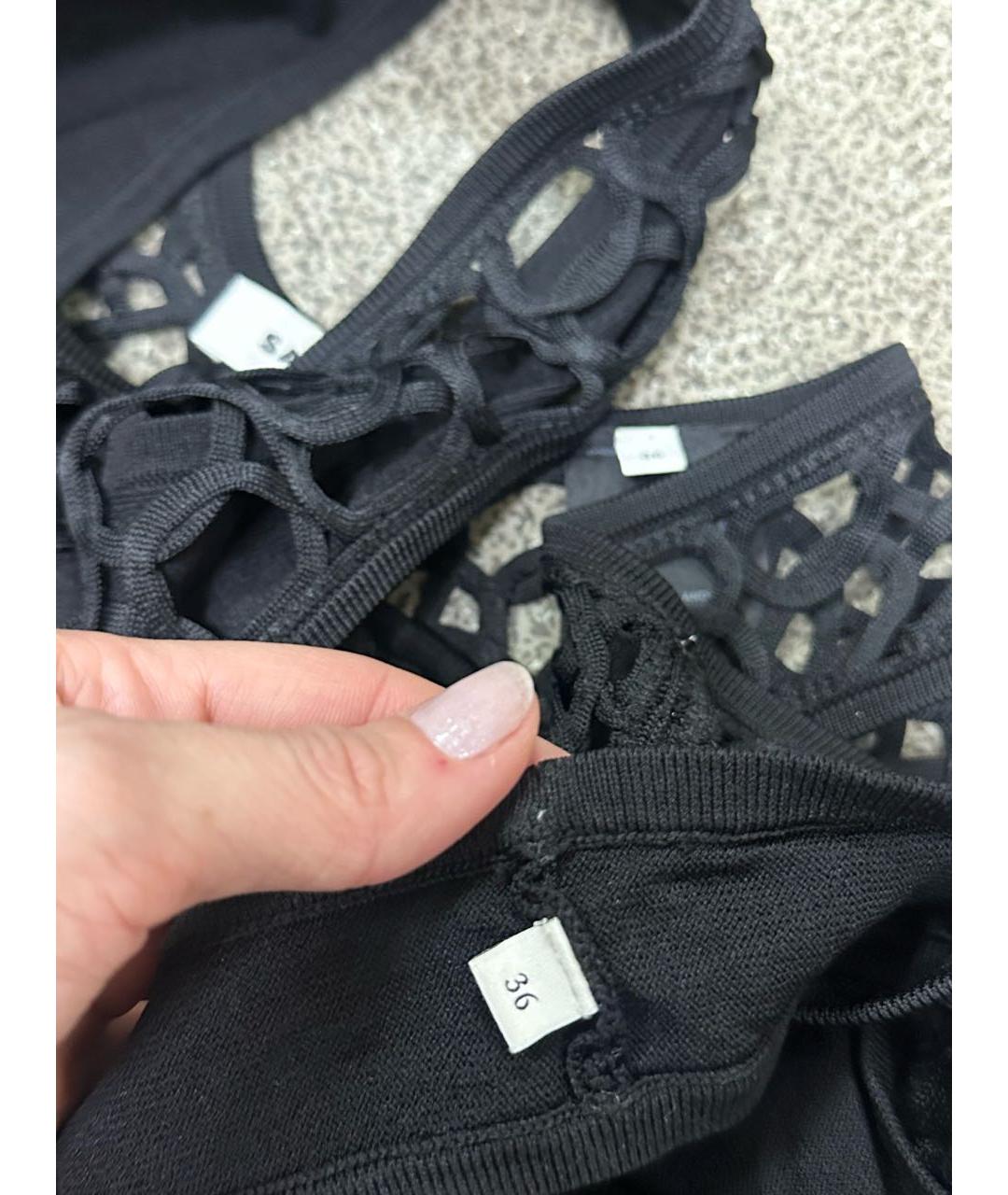 SANDRO Черное повседневное платье, фото 7