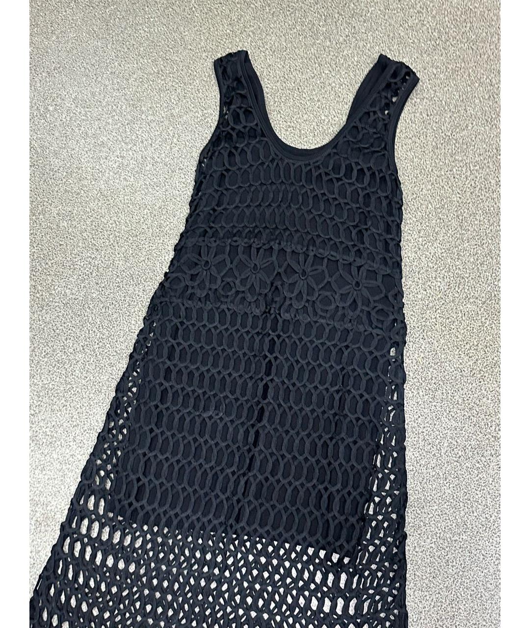 SANDRO Черное повседневное платье, фото 3