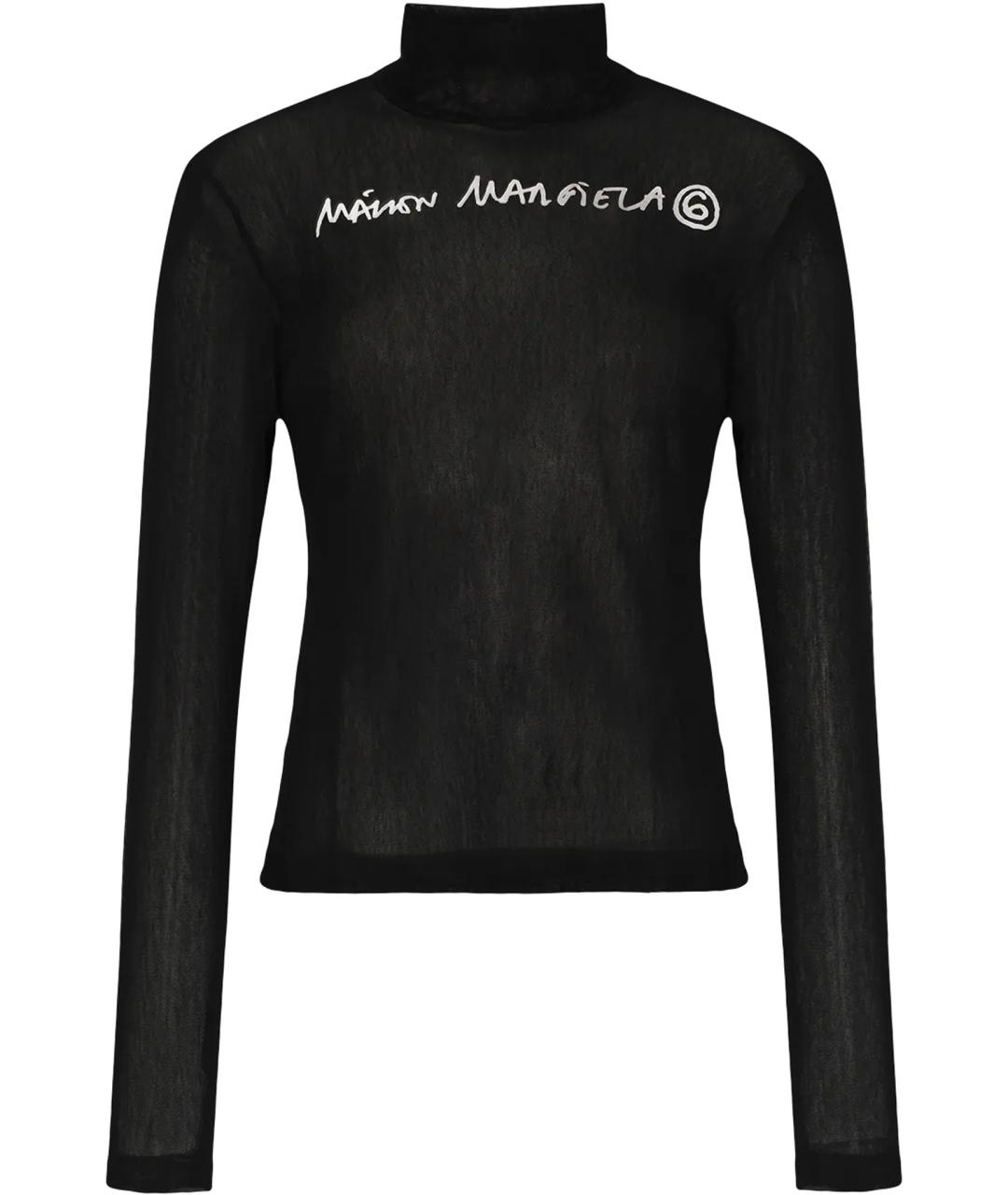 MAISON MARGIELA Черная водолазка, фото 1