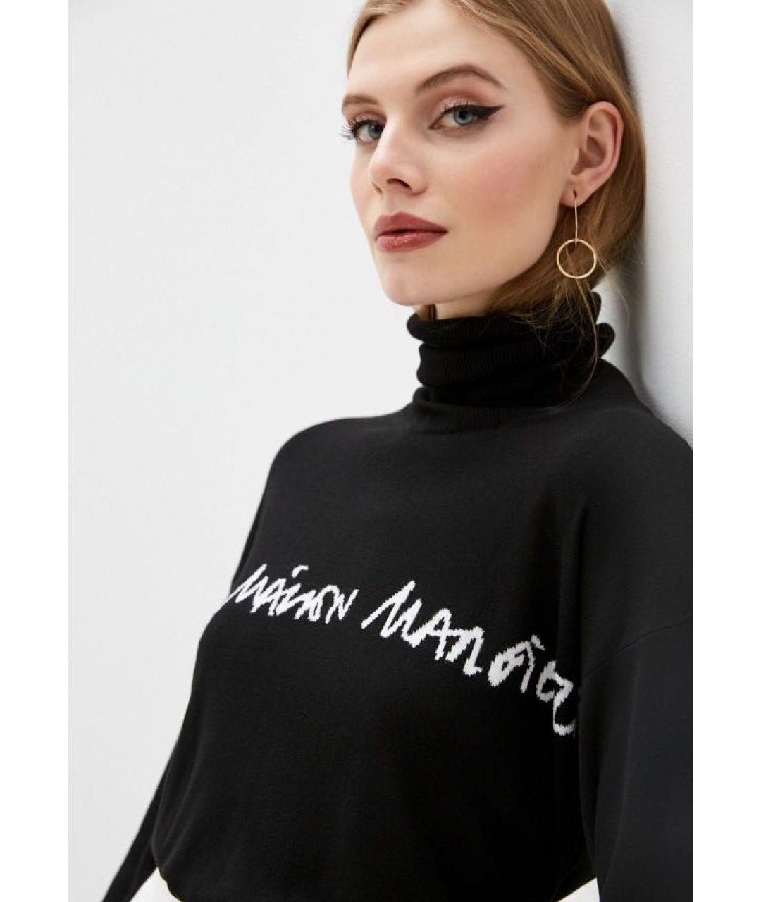 MAISON MARGIELA Черная водолазка, фото 5