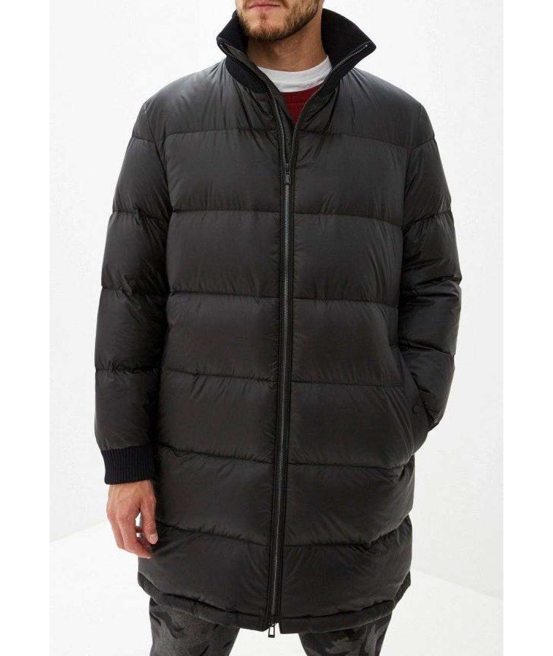 HUGO BOSS Антрацитовый пуховик, фото 2