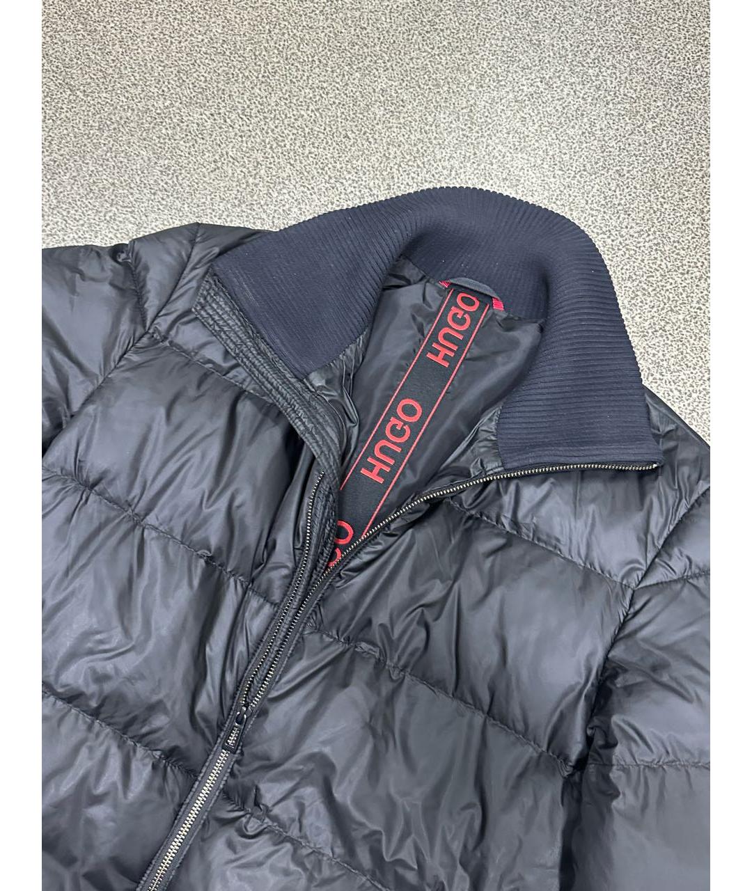 HUGO BOSS Антрацитовый пуховик, фото 4