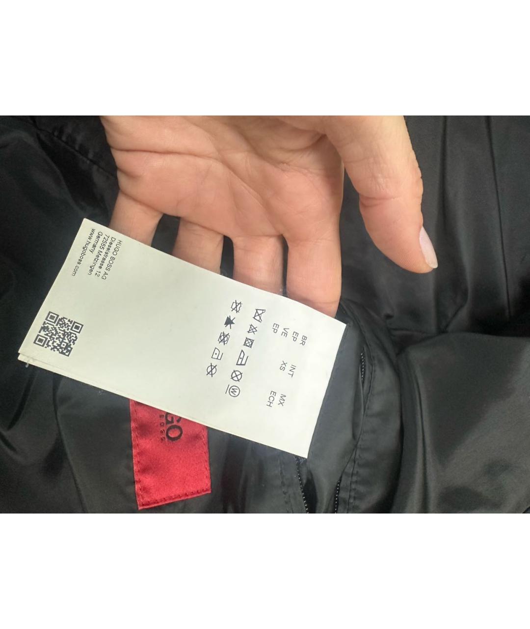 HUGO BOSS Антрацитовый пуховик, фото 7