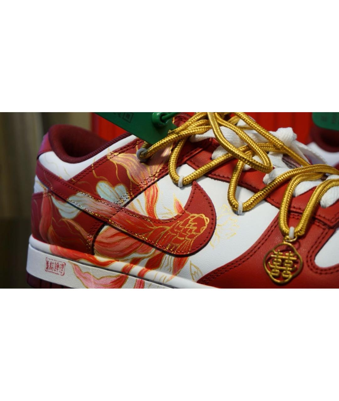 NIKE Мульти низкие кроссовки / кеды из искусственной кожи, фото 3