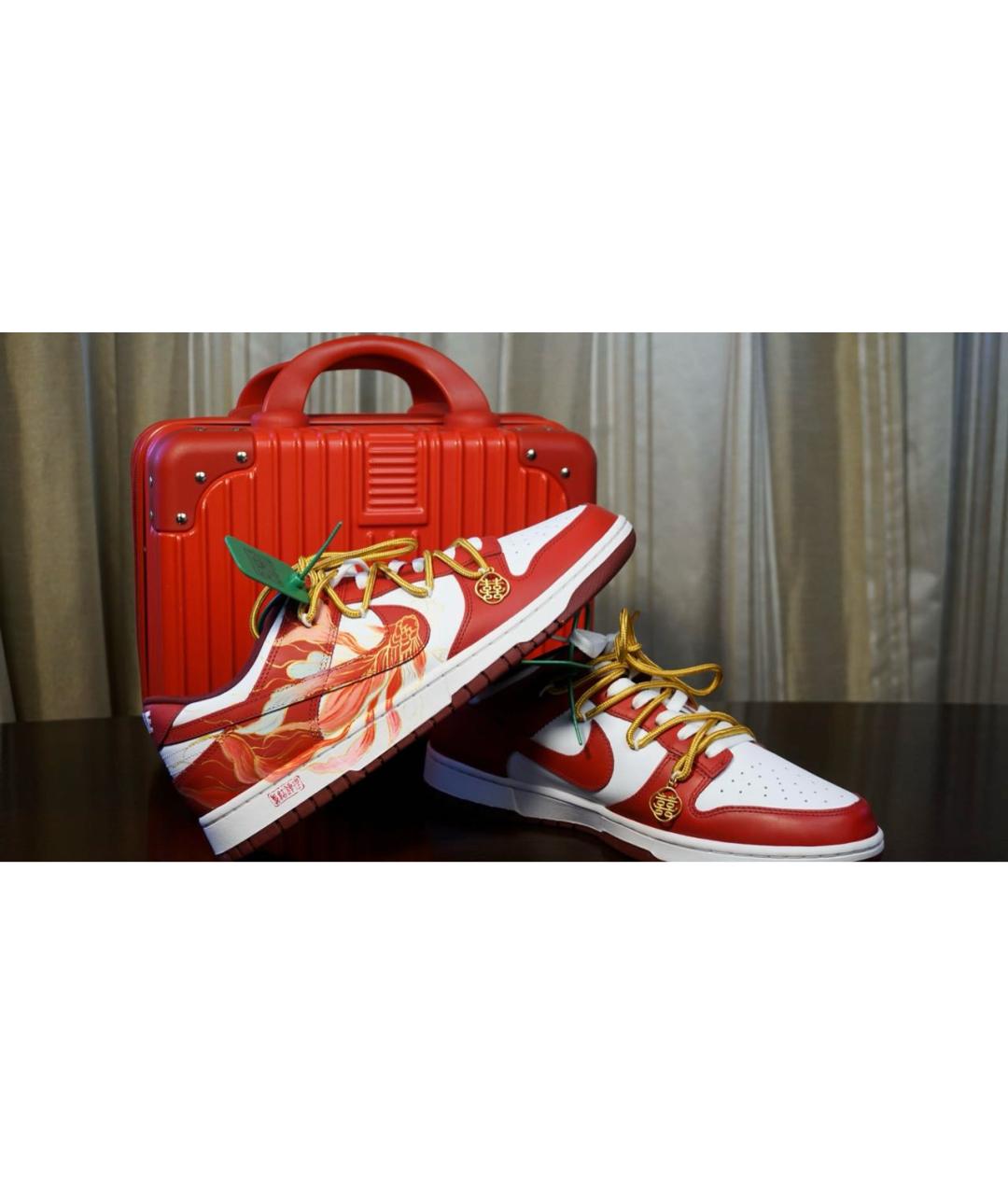 NIKE Мульти низкие кроссовки / кеды из искусственной кожи, фото 2