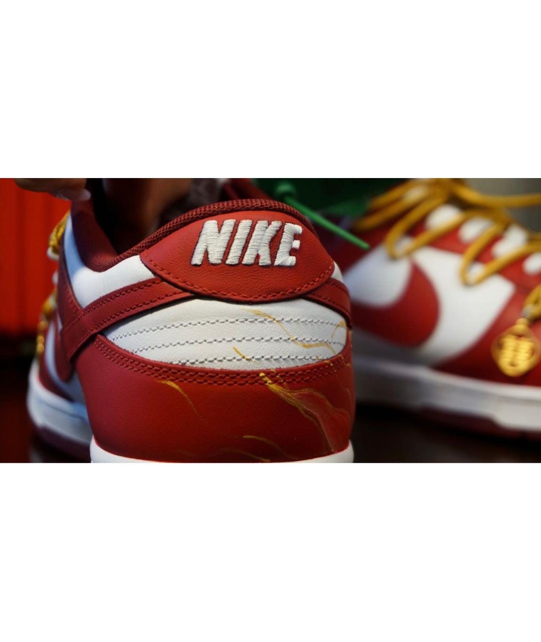 NIKE Мульти низкие кроссовки / кеды из искусственной кожи, фото 6