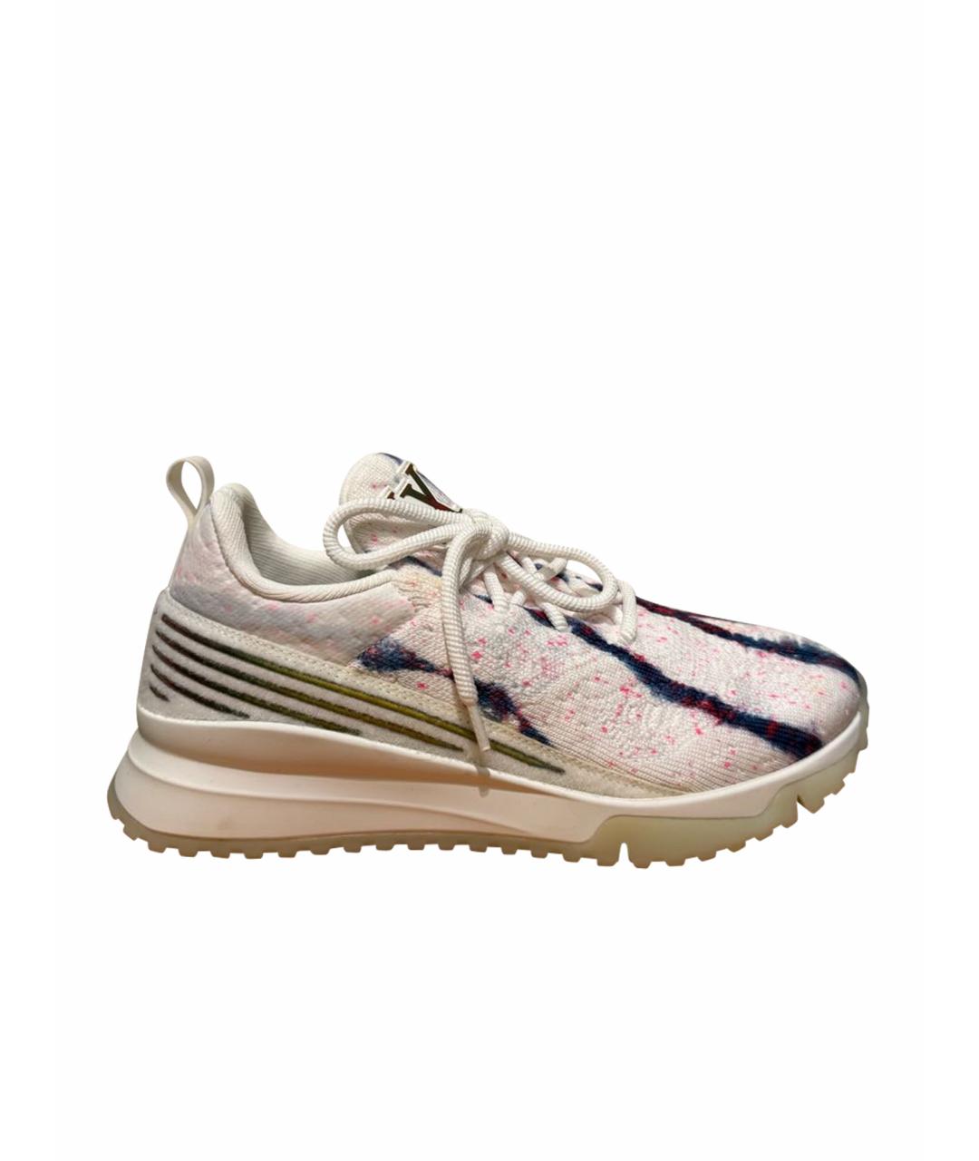 LOUIS VUITTON Белые низкие кроссовки / кеды, фото 1