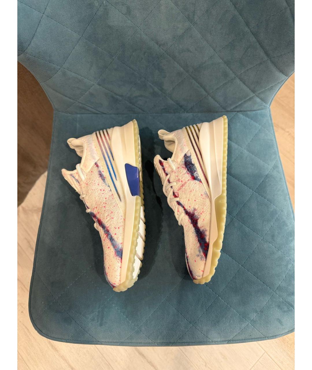 LOUIS VUITTON Белые низкие кроссовки / кеды, фото 3