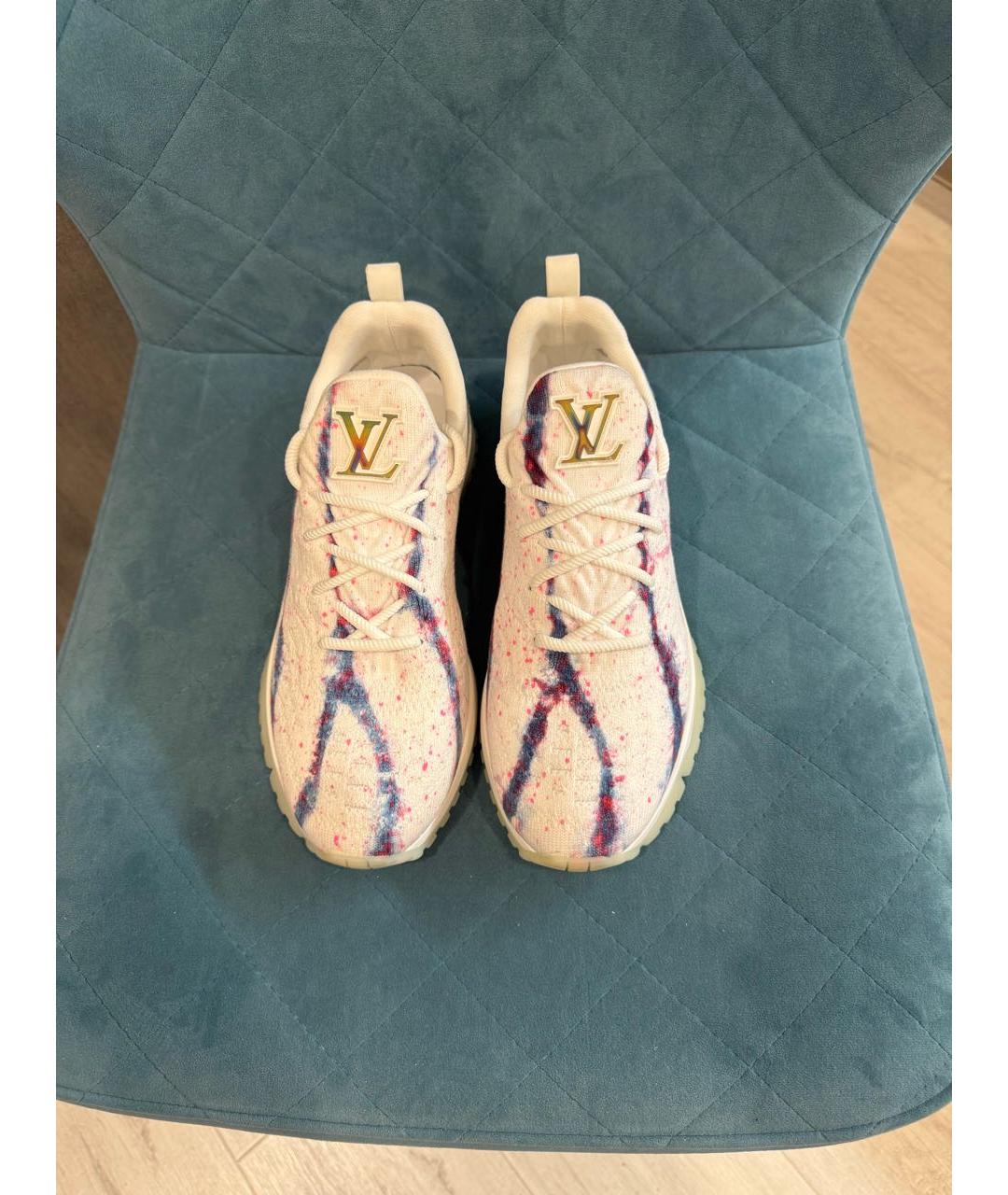 LOUIS VUITTON Белые низкие кроссовки / кеды, фото 2