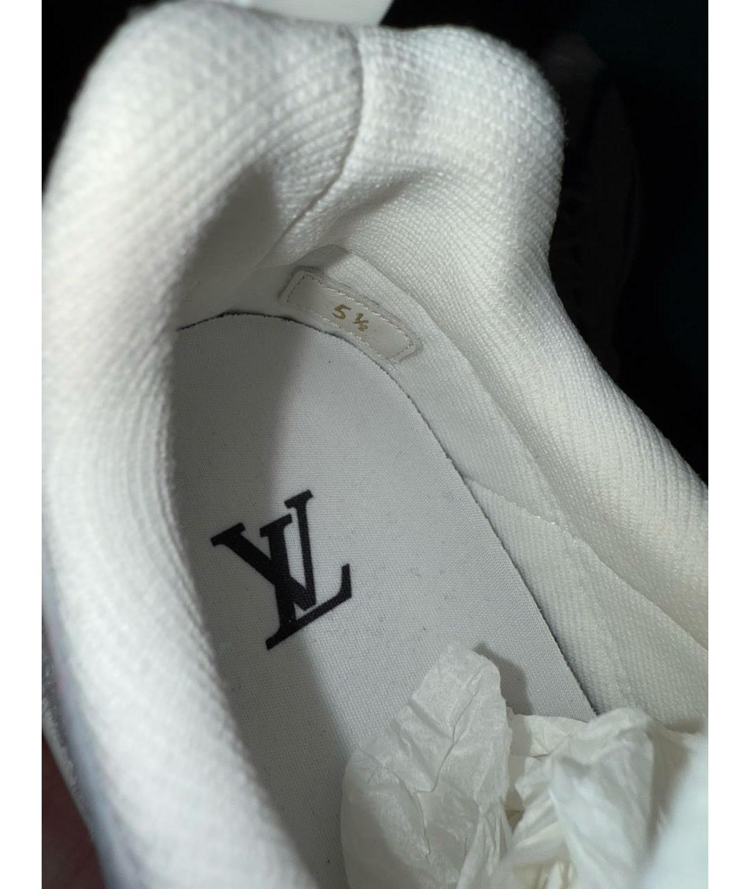 LOUIS VUITTON Белые низкие кроссовки / кеды, фото 5