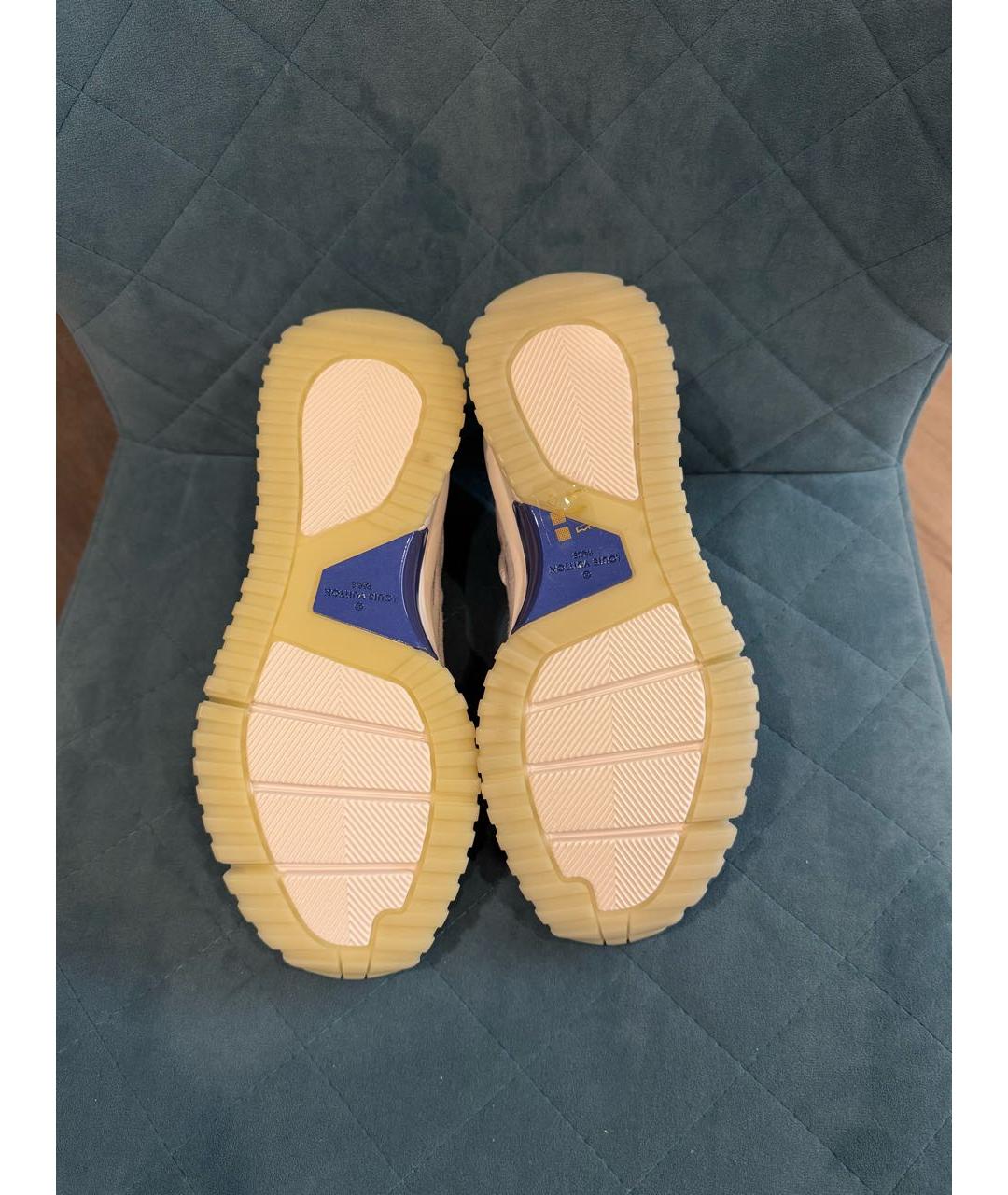 LOUIS VUITTON Белые низкие кроссовки / кеды, фото 6